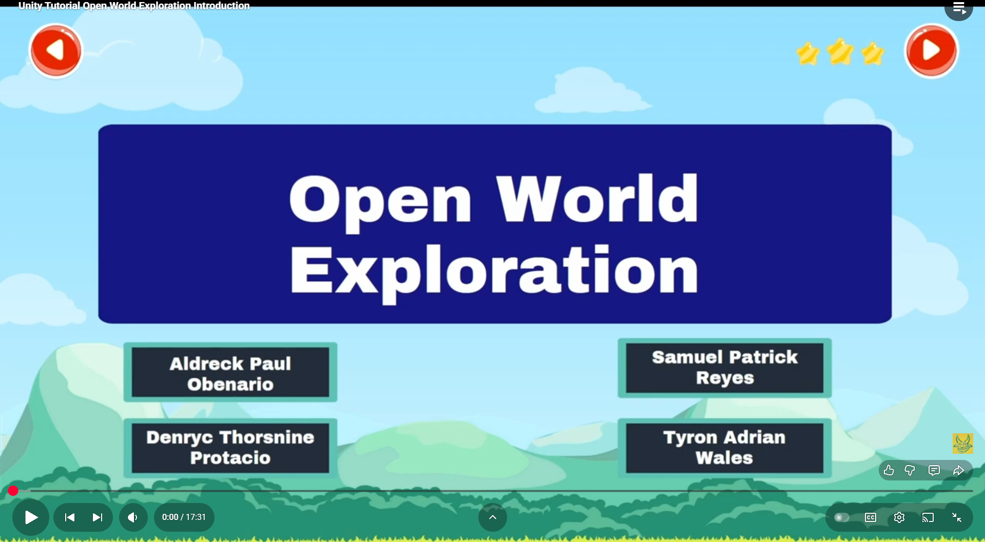 Open World Tutorial